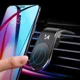 Suport magnetic pentru telefon pentru gura de aerisire, negru 4