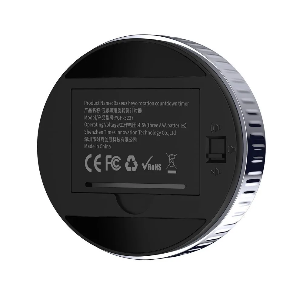 Rotating electronic timer, black 3