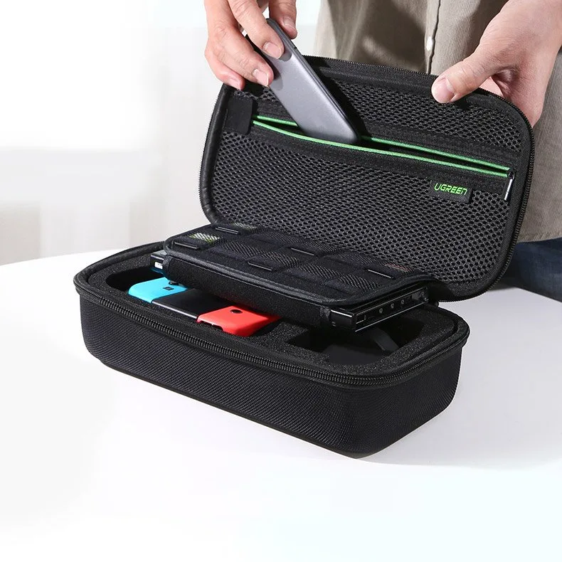 Nintendo Switch és kiegészítők tárolódoboz, fekete