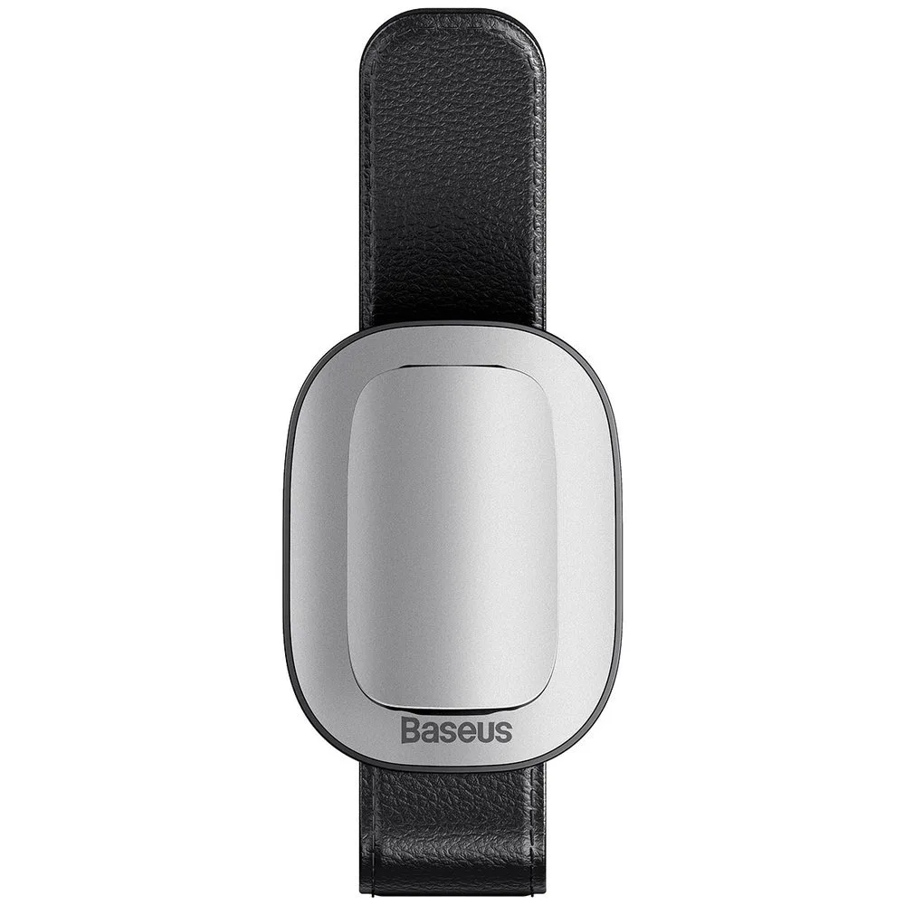 Silver car clip holder for glasses 2