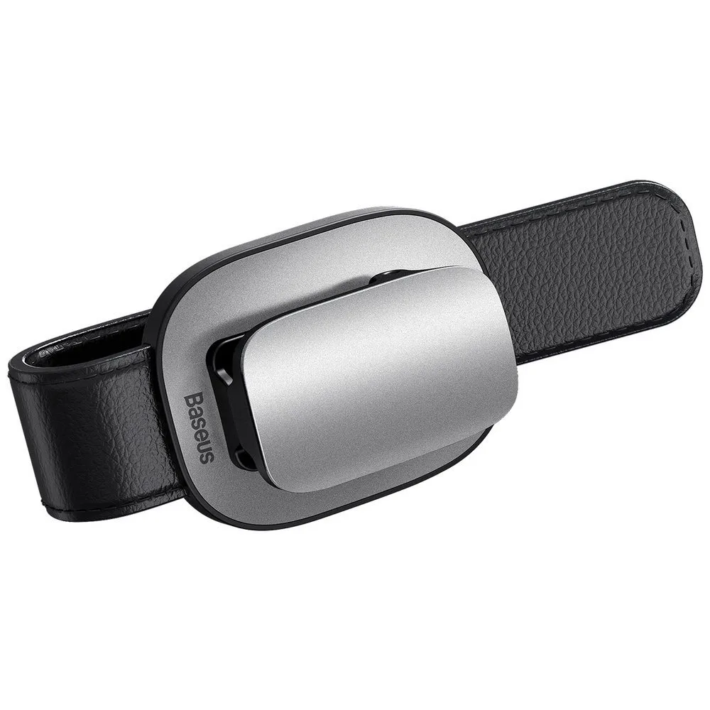 Silver car clip holder for glasses 3