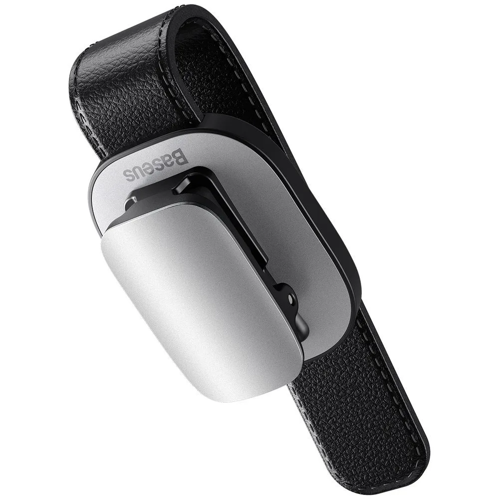 Silver car clip holder for glasses 4