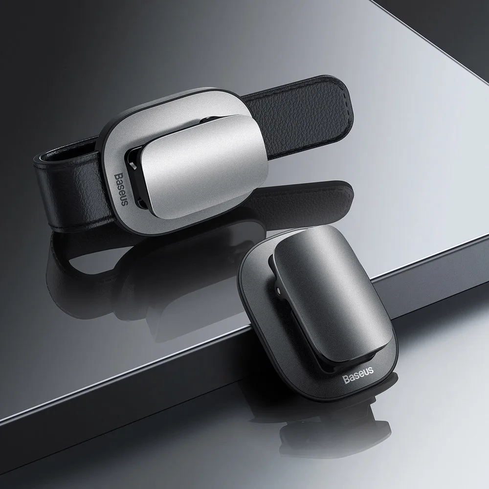 Silver car clip holder for glasses 6