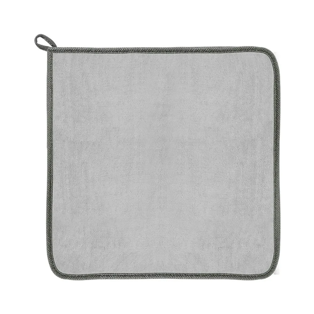 Mikrofasertuch zum Trocknen des Autos, 40 x 40 cm, grau – 2er-Set 3