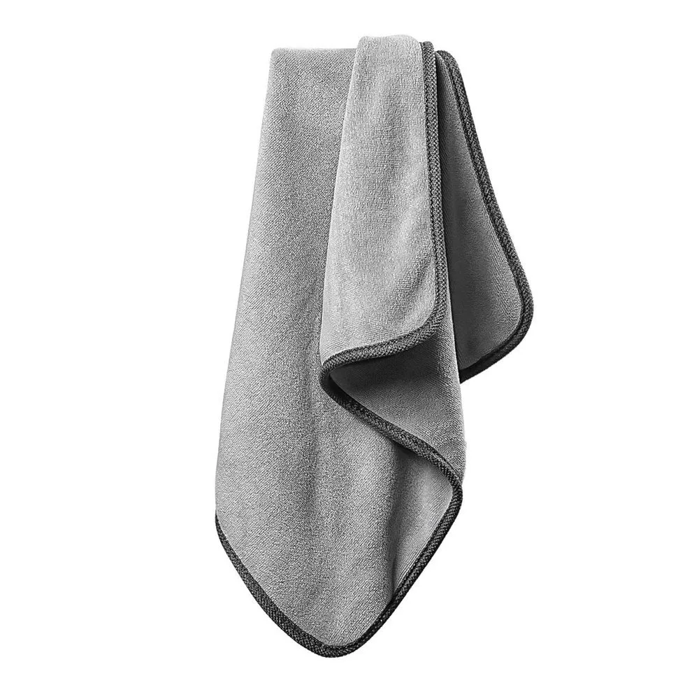 Mikrofasertuch zum Trocknen des Autos, 40 x 40 cm, grau – 2er-Set 5