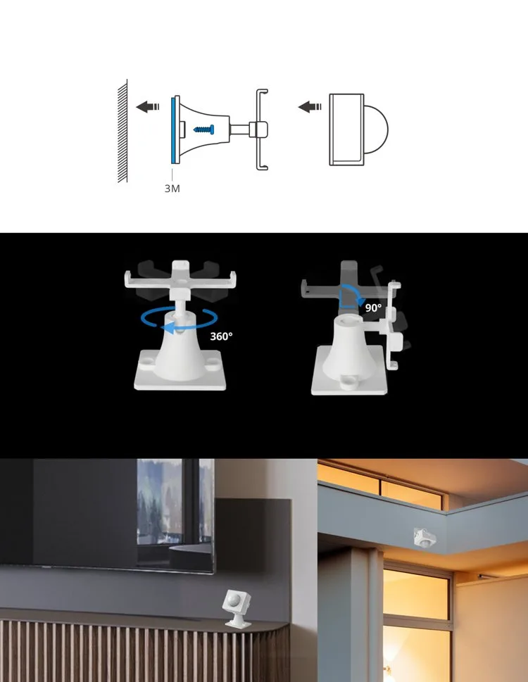 Adhesive mount for ZigBee motion sensor 4