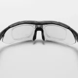 Ochelari de soare polarizați pentru ciclism cu set de lentile + inserție pentru prescripție, negru 6