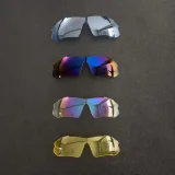 Ochelari de soare polarizați pentru ciclism cu set de lentile + inserție pentru prescripție, negru 7