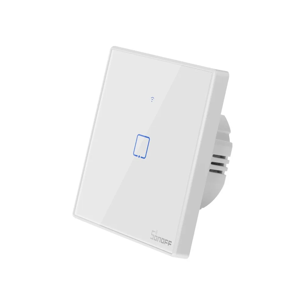 Single-channel touch light switch, WiFi push-button switch, white T2EU1C-TX 3