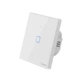 Întrerupător tactil monocanal, întrerupător cu buton WiFi, alb T2EU1C-TX 3