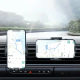 Samochodowy uchwyt zaciskowy na telefon na nawiew kratkę wentylacji czarny 3