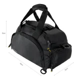 Sportska putna torba ručna prtljaga 40x20x25 cm crna 10