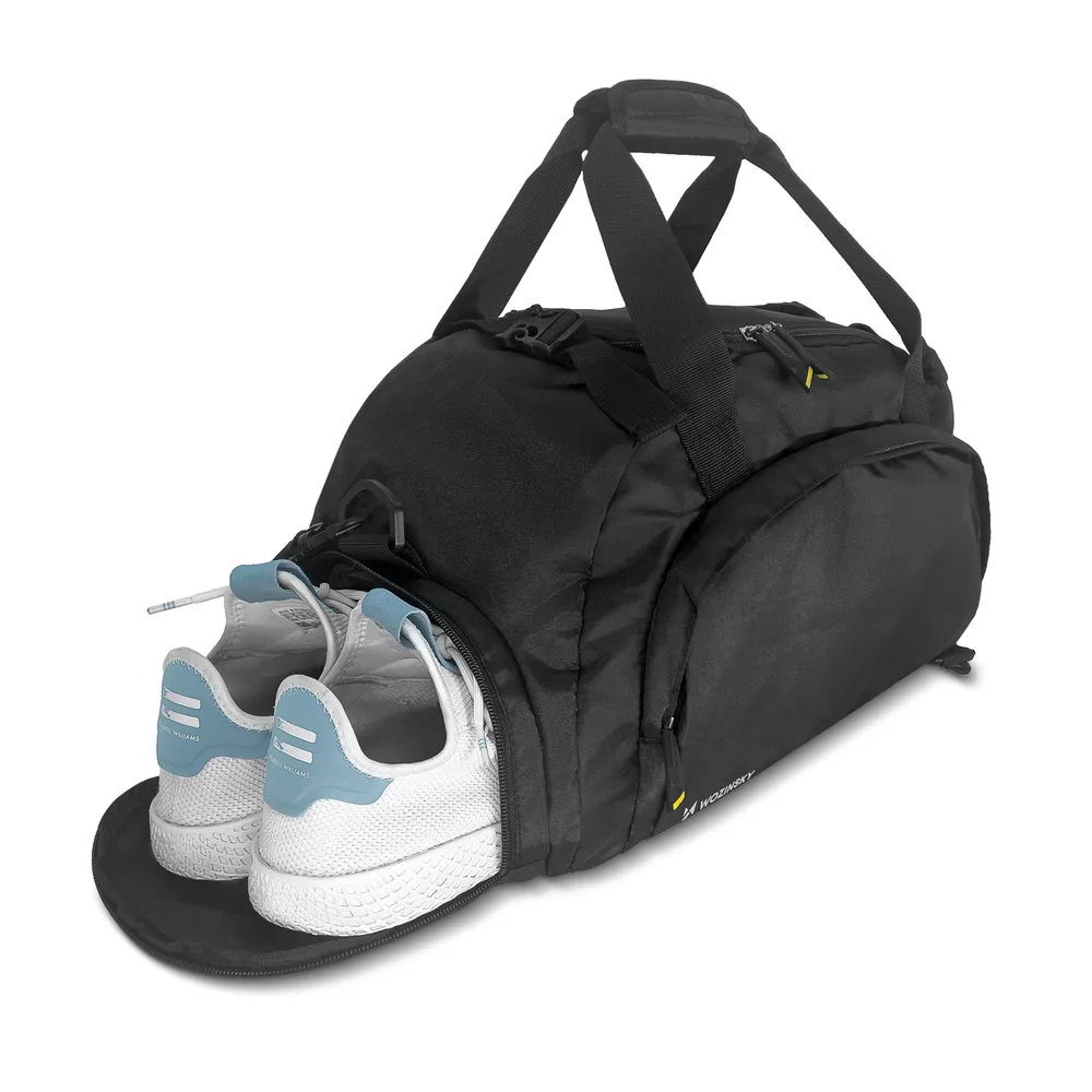 Sportska putna torba ručna prtljaga 40x20x25 cm crna 11