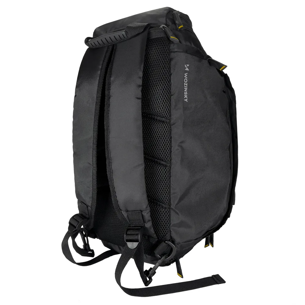 Sportska putna torba ručna prtljaga 40x20x25 cm crna 8