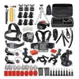 Rögzítő tartozékkészlet GoPro, DJI, Insta360, SJCam és Eken akciókamerákhoz (118 az 1-ben)