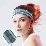 Bandă sportivă neagră pentru alergare și fitness 8