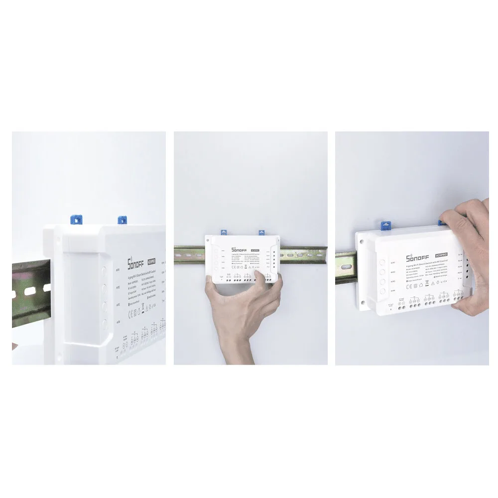 Relay inteligent de 4 canale cu WiFi, alb 4CHR3 11