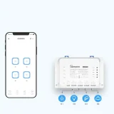 Pametni 4-kanalni WiFi relej za uključivanje/isključivanje, bijeli 4CHR3 2