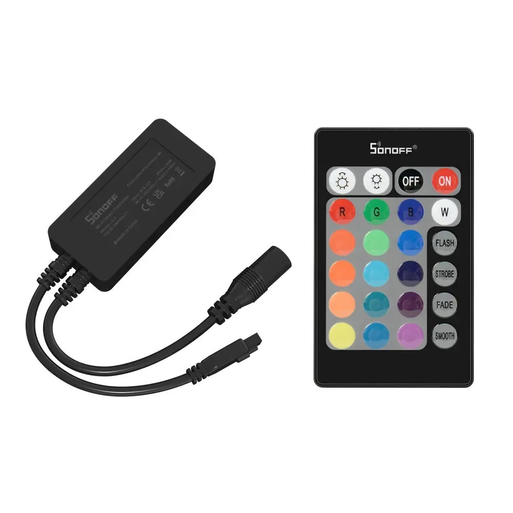 Bandă LED RGB inteligentă, impermeabilă, cu telecomandă, sursă de alimentare și WiFi, 5 m 4