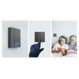Întrerupător de perete inteligent WiFi cu 3 canale, negru M5-3C-80 11