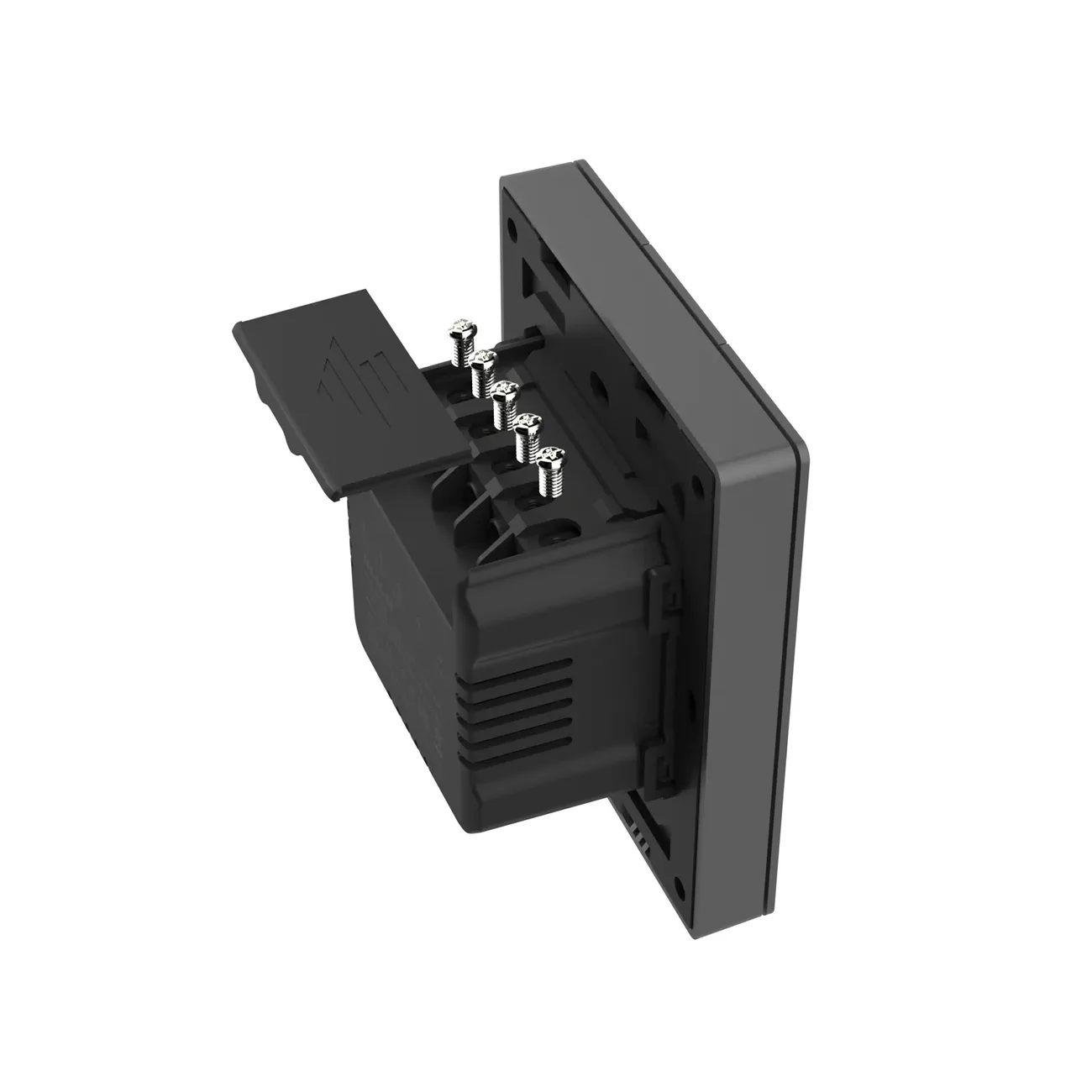 Întrerupător de perete inteligent WiFi cu 3 canale, negru M5-3C-80 3