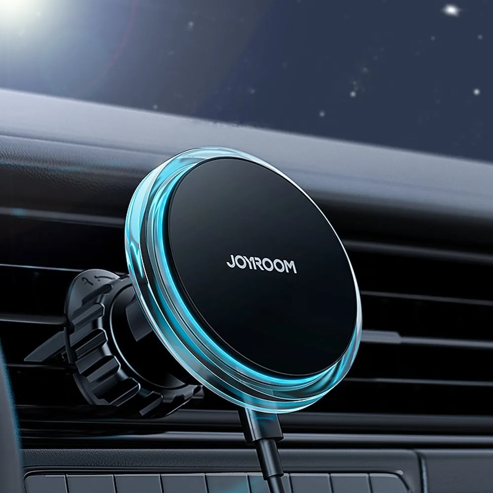 Držač za telefon u automobilu s 15W Qi bežičnim punjačem i MagSafe, srebrna mrežica 11