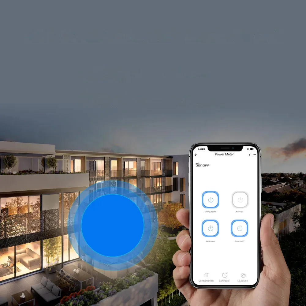 SPM-4Relay Smart Power Meter Switch with WiFi and Ethernet 4