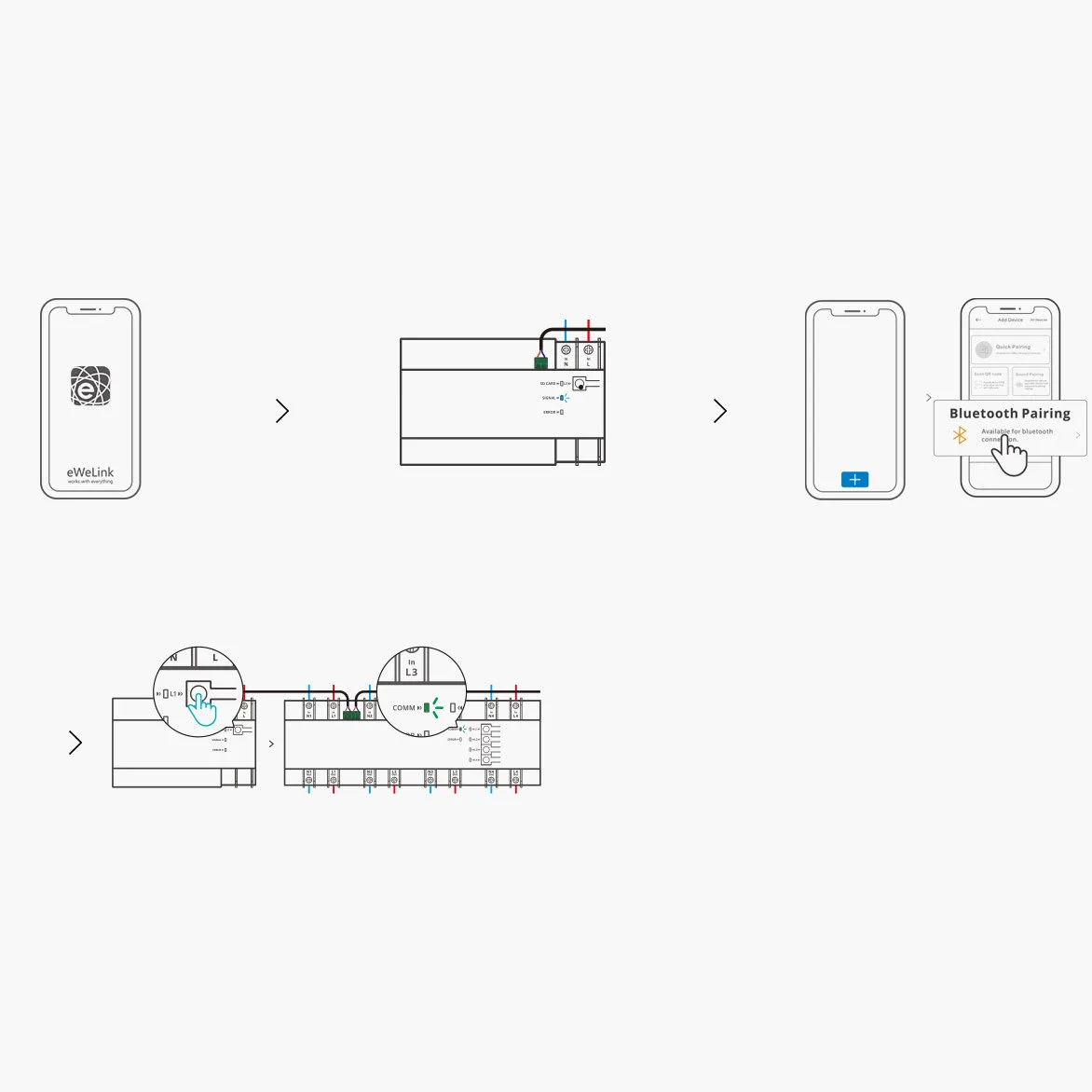 SPM-4Relay Smart Power Meter Switch with WiFi and Ethernet 7