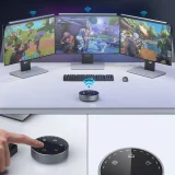 Vezeték nélküli LED monitor kijelző világítás, Elesense fekete - 2 darabos szett 5