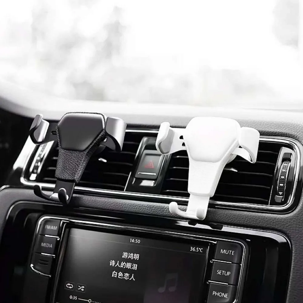Gravitacijski držač za telefon za automobil za ventilaciju, crni Car Holder H01 11