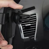 Gravitacijski držač za telefon za automobil za ventilaciju, crni Car Holder H01 8