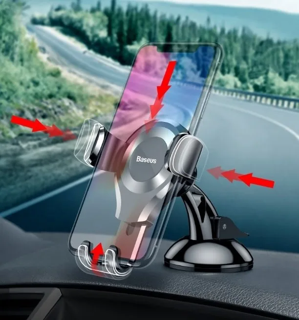 Osculum Silver Gravity autós telefon tartó szélvédőre vagy műszerfalra 11