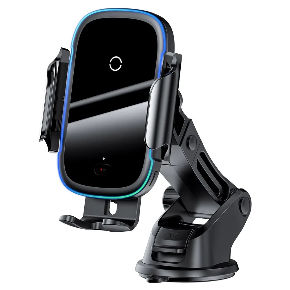 Suport automat pentru mașină cu încărcător wireless Qi de 15 W, negru 3