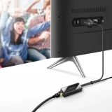 Külső 100 Mbps micro USB LAN hálózati kártya Chromecast-hez, 1 m, fekete 4