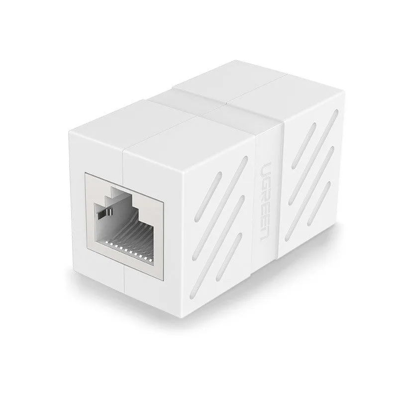 RJ45 sodrott érpáros hálózati kábelcsatlakozó, fehér