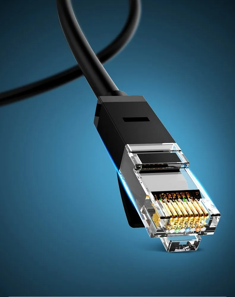 Patchcord kabel przewód sieciowy Ethernet RJ45 Cat 6 UTP 1000Mbps 5m 6