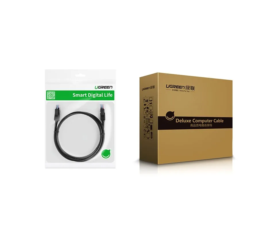 Patchcord kabel przewód sieciowy Ethernet RJ45 Cat 6 UTP 1000Mbps 10m 11