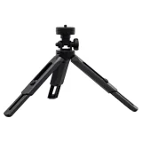 Mini suport pentru trepied pentru selfie-uri, telefoane, camere foto și GoPro, 16-21 cm, negru 11