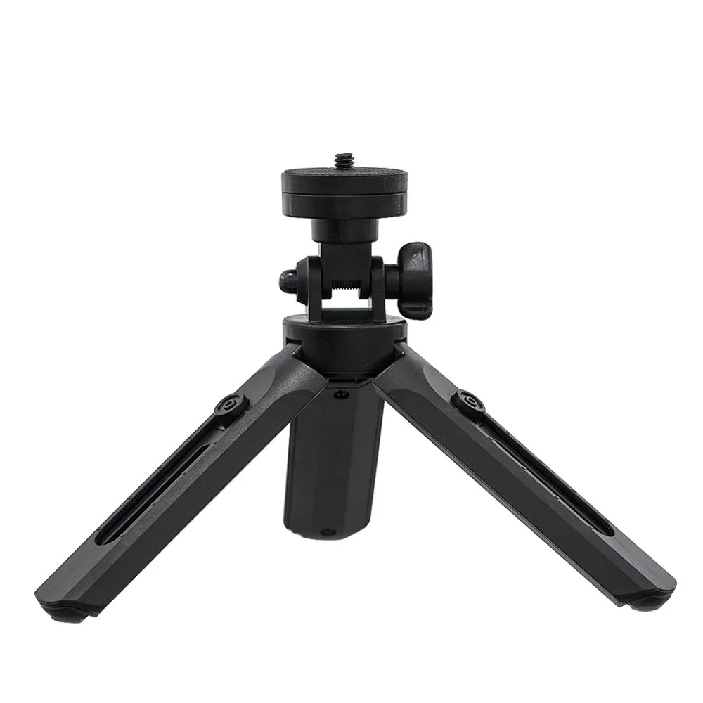 Mini suport pentru trepied pentru selfie-uri, telefoane, camere foto și GoPro, 16-21 cm, negru 7