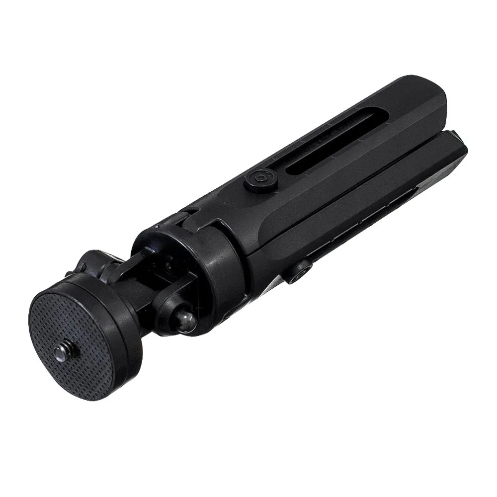 Mini suport pentru trepied pentru selfie-uri, telefoane, camere foto și GoPro, 16-21 cm, negru 8