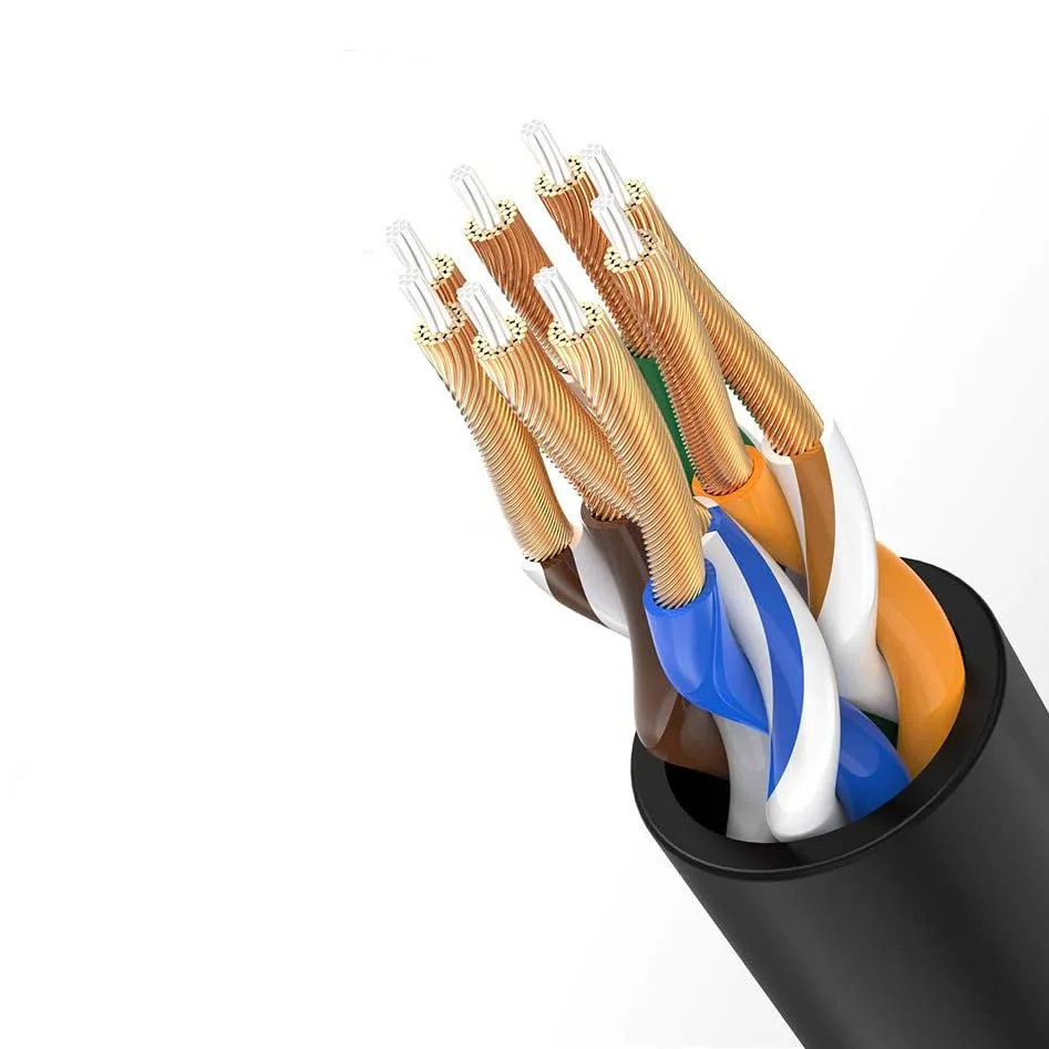 Patch kábel, RJ45 Cat 6A UTP Ethernet hálózati kábel, 1000 Mbps, 5 m 11