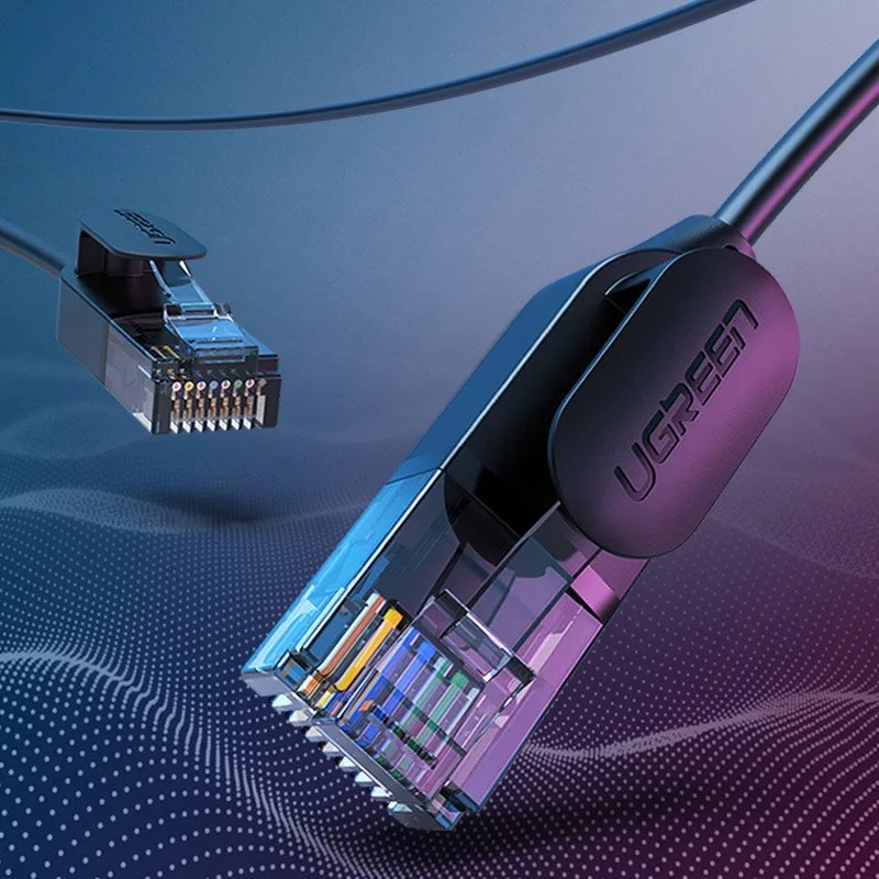 Patch kábel, RJ45 Cat 6A UTP Ethernet hálózati kábel, 1000 Mbps, 5 m 4