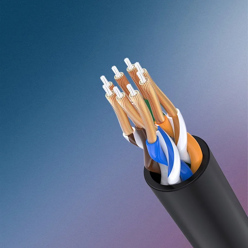 Patch kábel, RJ45 Cat 6A UTP Ethernet hálózati kábel, 1000 Mbps, 5 m 7