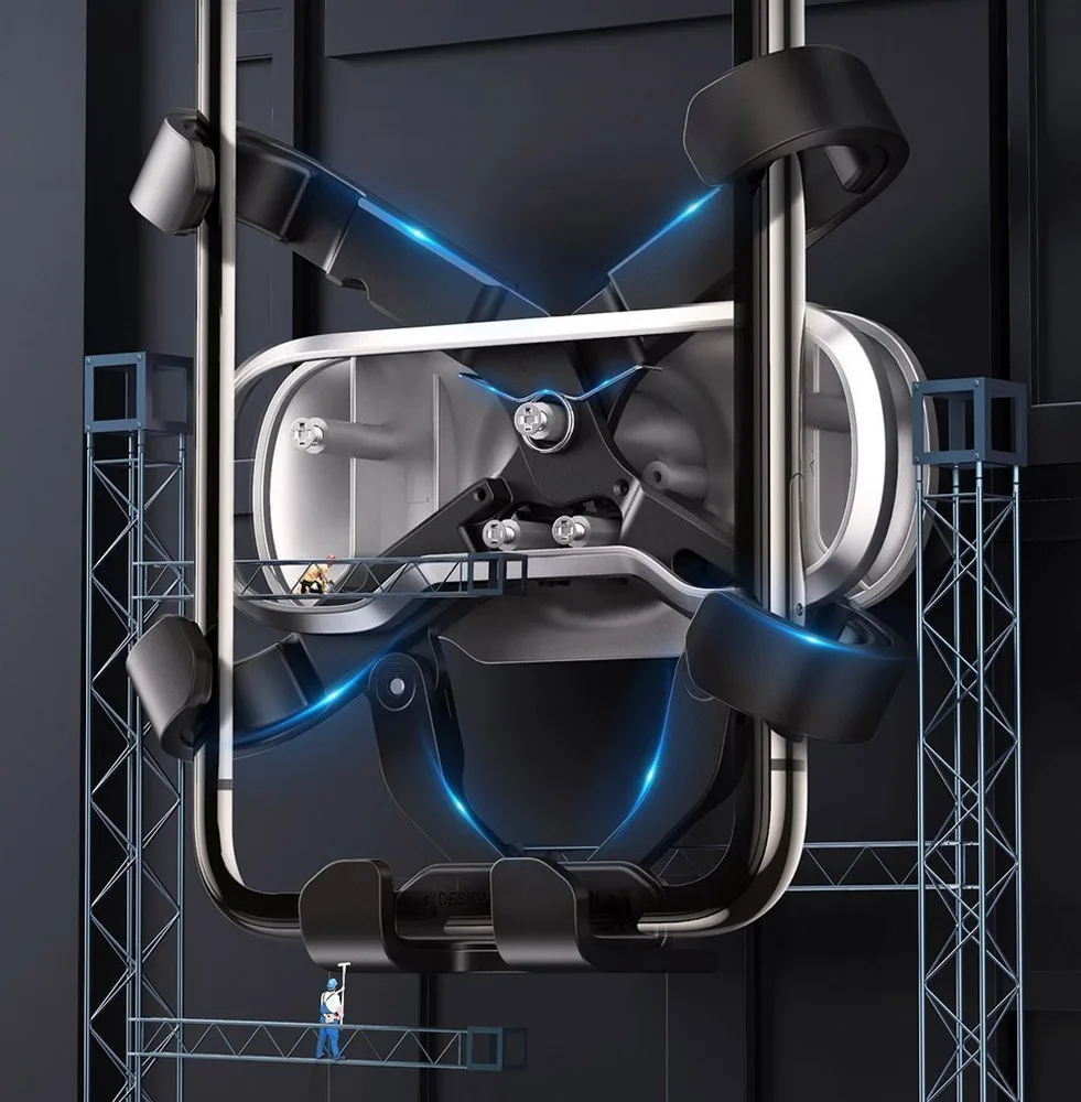 Black Gravity Phone Mount for Cars 4