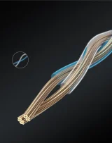 Lapos patch kábel, Ethernet RJ45 Cat 6 UTP hálózati kábel, 1000 Mbps, 5 m 6