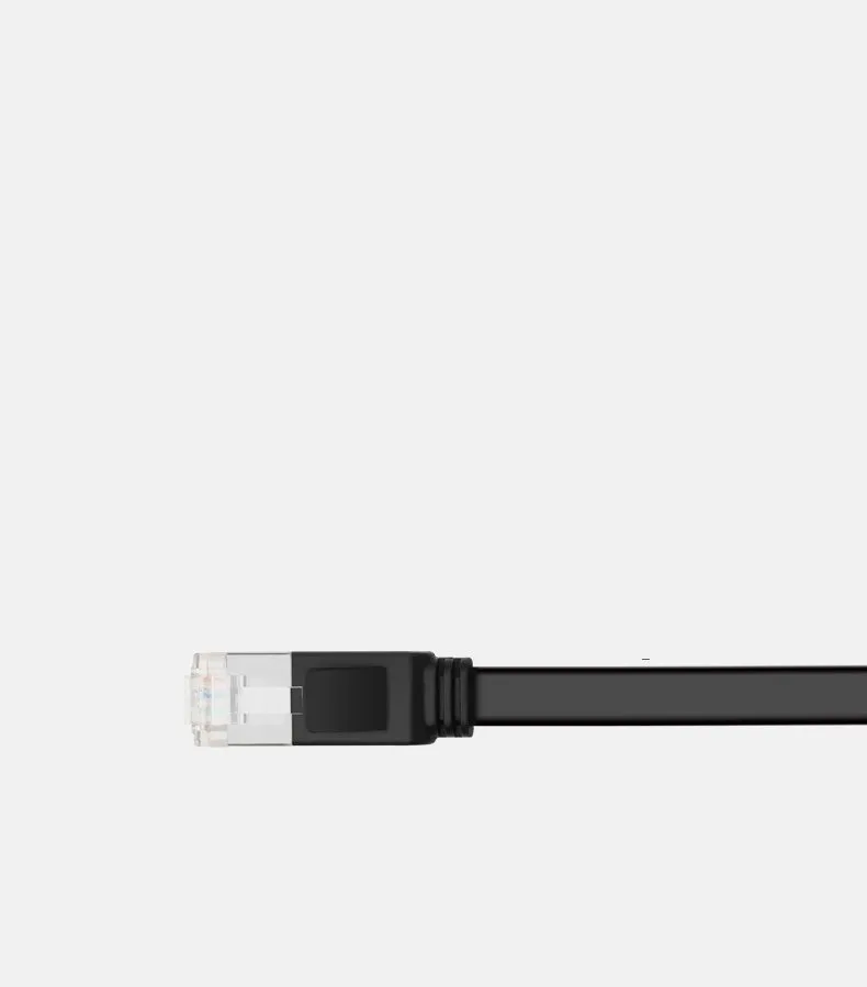 Lapos patch kábel, Ethernet RJ45 Cat 6 UTP hálózati kábel, 1000 Mbps, 5 m 9