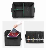 Multifunktionale Kofferraumbox für das Auto, schwarz 4