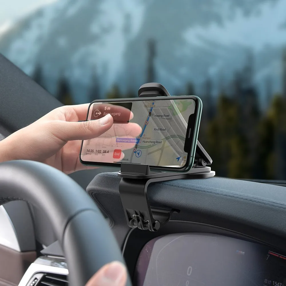 Big Mouth Pro Black Dashboard Clip Car Mount 10