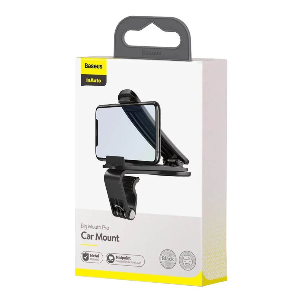 Big Mouth Pro Black Dashboard Clip Car Mount 5