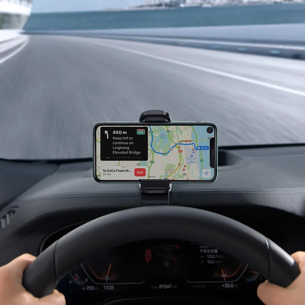 Big Mouth Pro Black Dashboard Clip Car Mount 9
